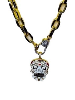 Melania Clare Collection Sugar
Skull Necklace